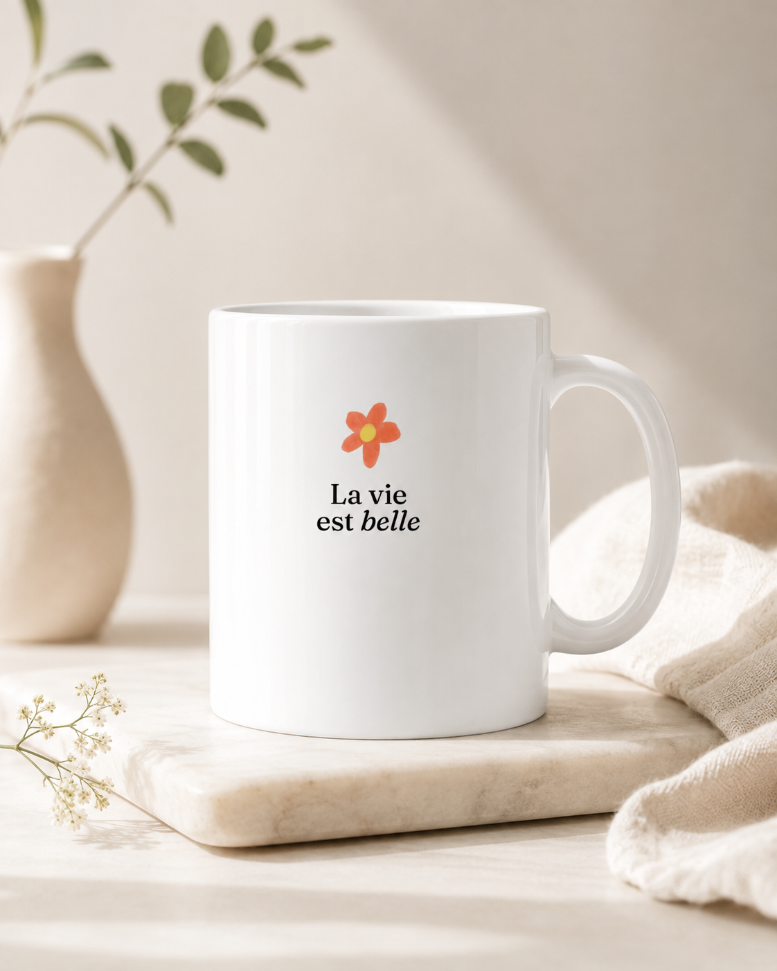 La vie est belle - flower