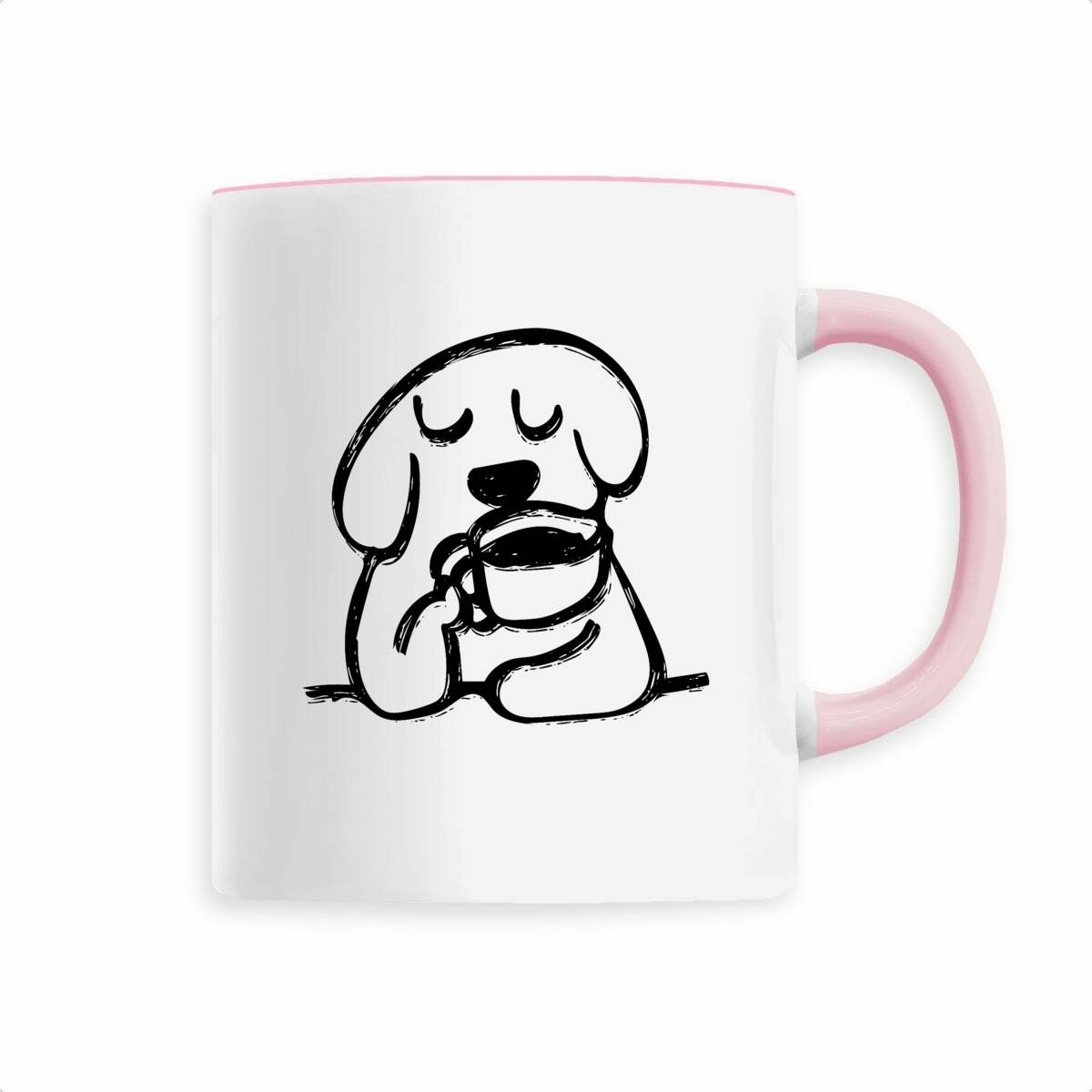 Coffee dog - face_0