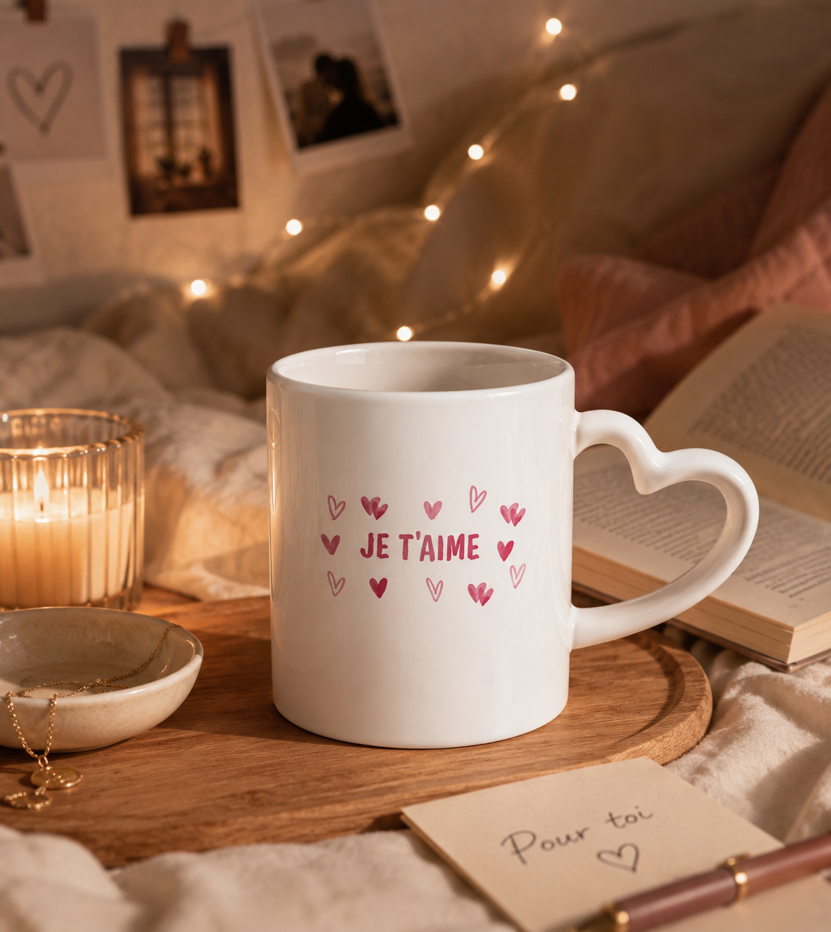 Je t'aime aquarelle